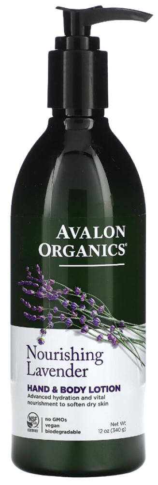 Lavender Body Lotion Deep Hydration Sensitive Skin Avalon Organics 355ml