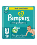 Pampers Diapers Taped Rash Protection Jumbo Pack Size 3 46 Count