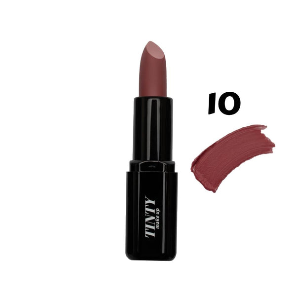 Tinty Matte Lipstick Long Lasting Waterproof No. 10 3.8g