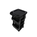 Salon System 4-Drawer Shop Trolley Black W-X126