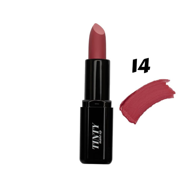 Tinty Matte Lipstick Long Lasting Waterproof No. 14 3.8g