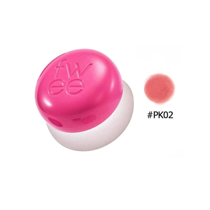 Fwee Pudding Lip and Cheek Color, PK02 Skirt, Vegan Cream Blush
