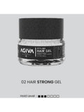 AGIVA Styling Gel Clear - Strong Hold, Natural Shine, Residue-Free, 700ml
