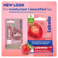 Best Lip Balm Strawberry Shine Tinted Moisturising Formula Labello 4.8g