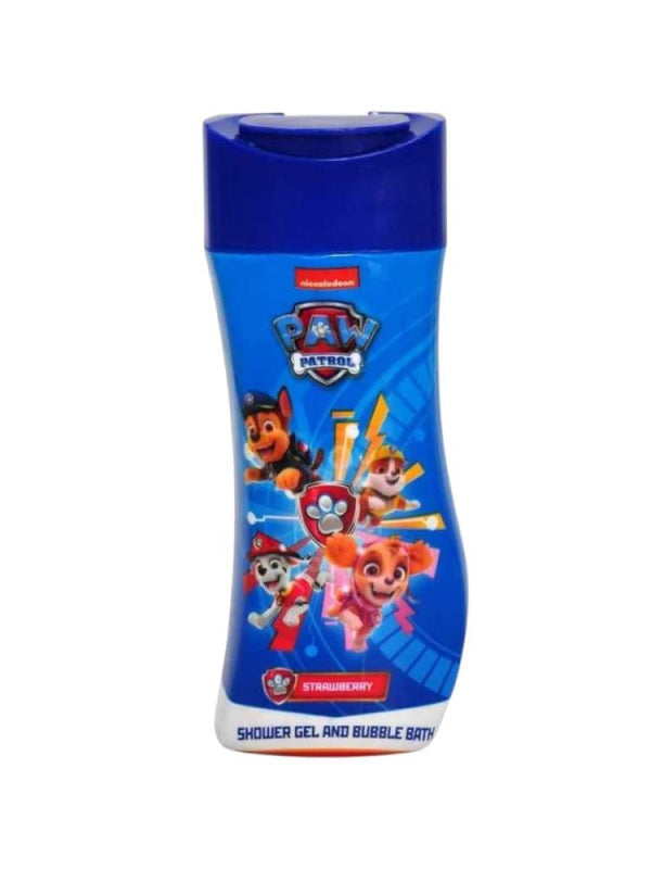 Nickelodeon Paw Patrol 2-in-1 Shower Gel & Bubble Bath - Strawberry, 400ml