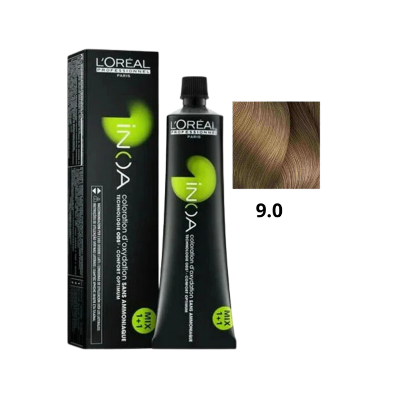 L'Oreal Paris Permanent Hair Color, Ammonia-Free, Very Light Deep Blonde 9.0, 60g