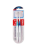 Toothbrush for Sensitive Teeth Gentle Care Soft Sensodyne 1+1