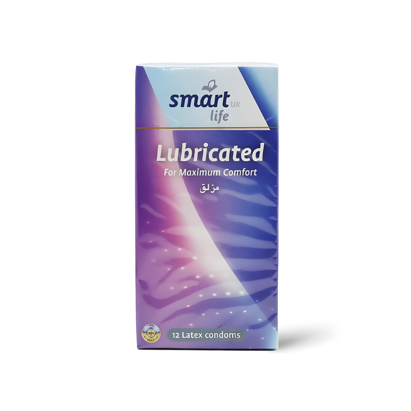 Smart Life Lubricated Condoms, Extra Lubricant, 12 Count