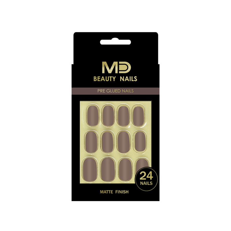Md Beauty Nails Matte Artificial Nails Self-Adhesive N007