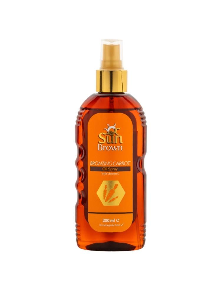 Sun Brown Carrot Bronzing Tanning Oil Spray - 200ml