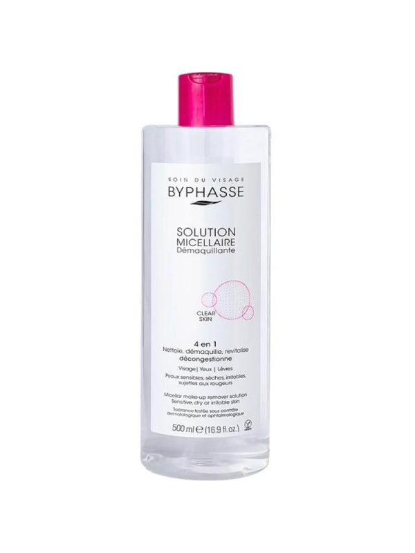 Byphasse 4-in-1 Micellar Water Makeup Remover - 500ml