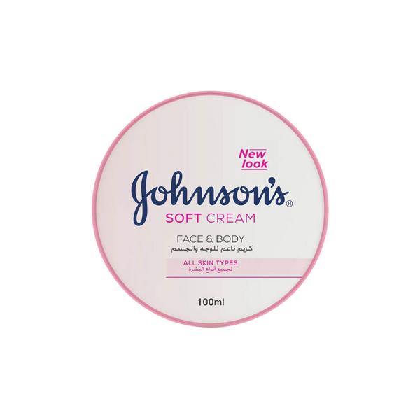 Johnson's Soft Moisturizing Cream Face and Body 100ml