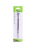 Cuticle Pusher Tool Dual-Ended Metal Nail Cleaner Salon System