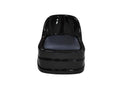 Salon System Black Salon Work Chair with Padded Seat
