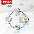 Sanita Club Kitchen Paper Towels, 6 Rolls, 40 Sheets Each