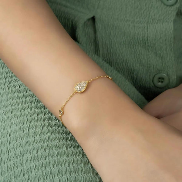 Navarro Serafina Medical Bracelet 21K Gold Plated Women's Accessory
