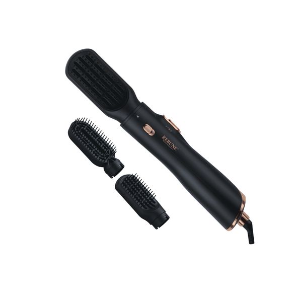 Best Hair Dryer 2022 1200W 3 Heat Levels Black Gold REBUNE RE-2108-2