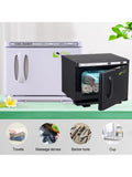 Salon System Automatic Towel Warmer and UV Sterilizer, Black