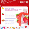 Saboo Strawberry Scented Bubble Bath Gel - 250ml