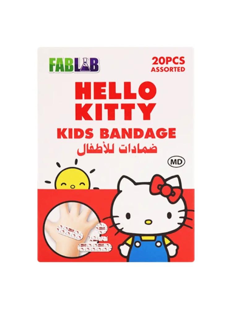 Fablab Hello Kitty Baby Wound Bandages - 20 Pieces