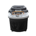 Salon System C237 Massage Bed with Integrated Shampoo Basin - Black