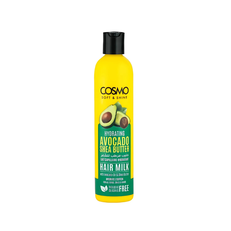 Cosmo Moisturizing Hair Milk with Avocado Oil & Shea Butter, 316ml