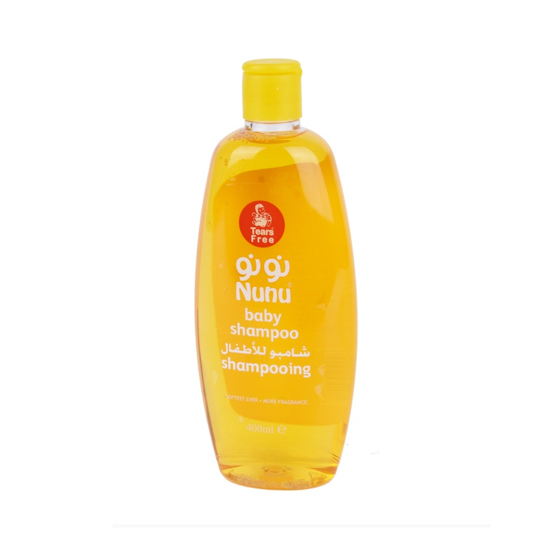 Nunu Baby Shampoo, Tear-Free Formula, Gentle Cleansing, 400ml