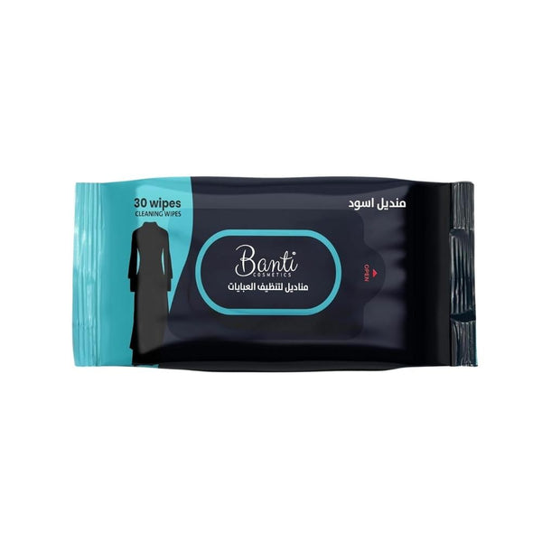 Banti Abaya Cleaning Wipes for Color Protection, 30 Count