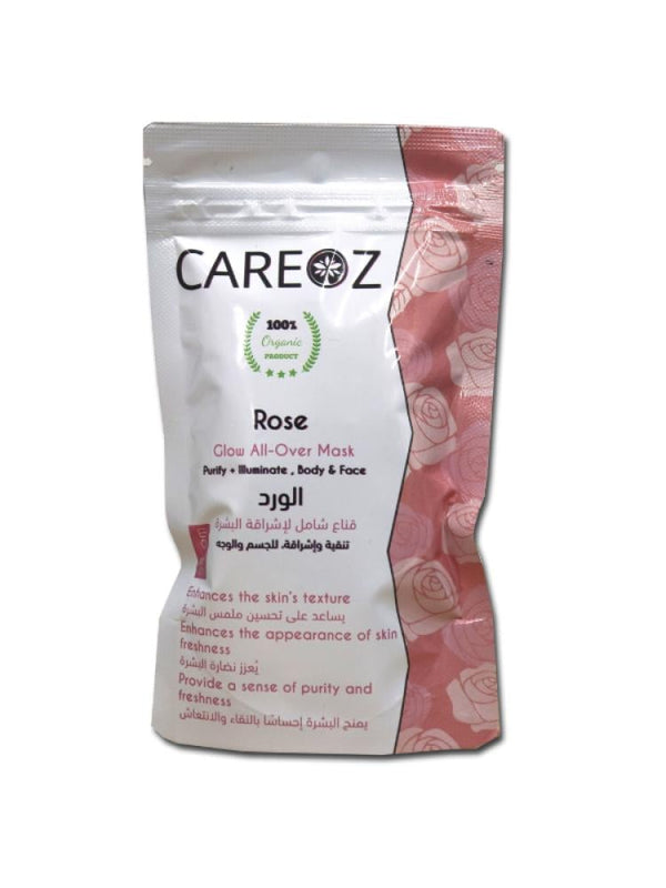 Careoz Rose Extract Facial Mask - Soothing & Hydrating - 54g