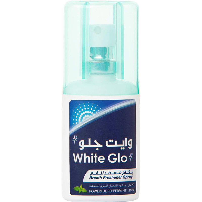 White Glo Breath Freshener Spray Instant Odour Neutraliser 20ml