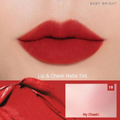 Lip and Cheek Tint Moisturising Pomegranate Matte Finish Baby Bright 10g