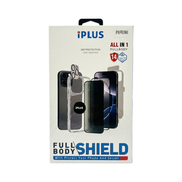 iPlus 14-in-1 iPhone 16 Pro Max Protection Kit with Clear MagSafe Case