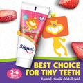 Toothpaste Without Fluoride Strawberry Gentle Cavity Protection Signal 50ml