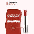 Flormar Sheer Up Lipstick, Oil-Infused, Glossy Finish, 012 Intense Love