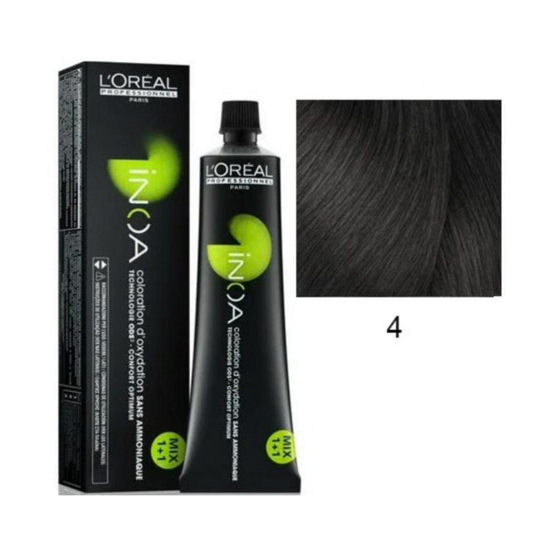 L'Oreal Paris Permanent Hair Color, Ammonia-Free, Brown 4, 60g
