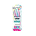 Persona Face and Eyebrow Razors with Precision Blades, 6 Count