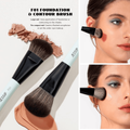 Jessup Makeup Lover Collection V Bright Cyan Face Brush Set - 3 Pieces