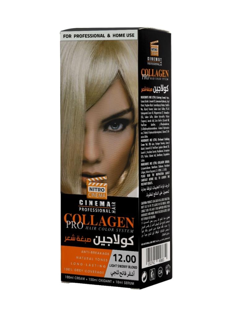 Light Brown Hair Dye Light Snowy Blond 12.00 Collagen Pro Nitro Canada 100ml