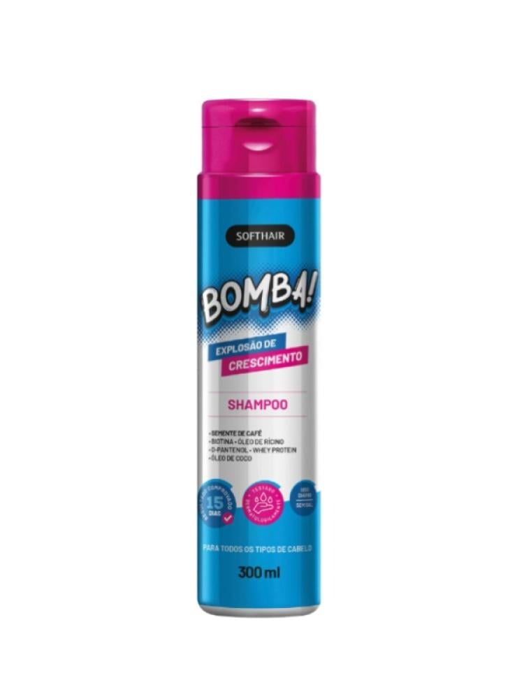 Soft Hair Bomba Strengthening & Anti-Breakage Shampoo - 300ml