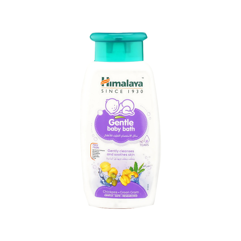 Himalaya Baby Gentle Bath Gel, Chickpea, Cowpea, Fenugreek, 200ml