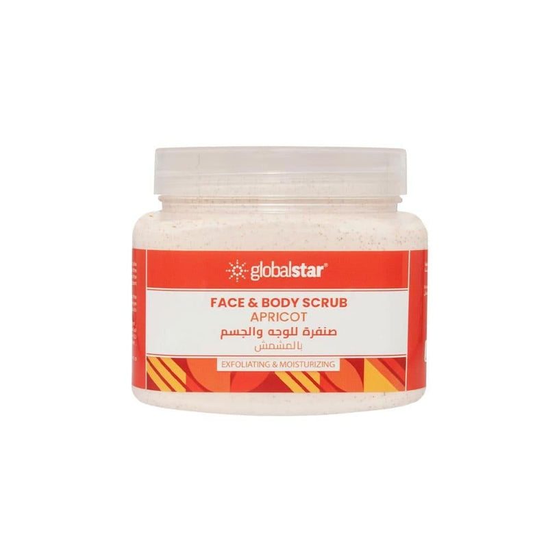 Face and Body Scrub Apricot Exfoliating Globalstar 500ml