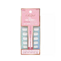 False Toe Nails Short Square Glossy Finish LA Girl 25 Pieces