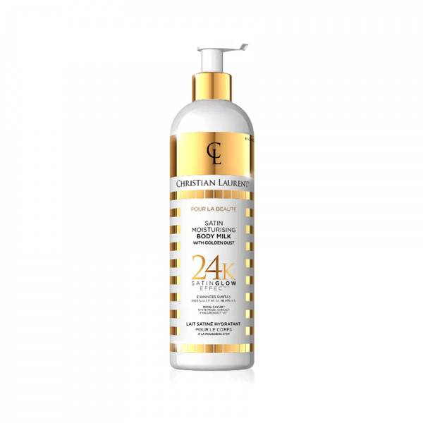 Christian Laurent Satin Moisturizing Body Milk Lotion for Dry Skin, 350ml