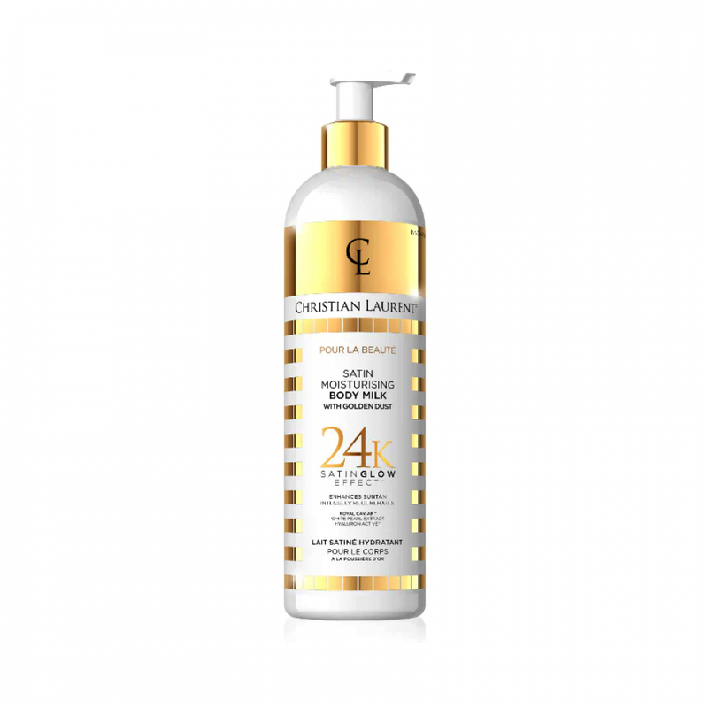 Christian Laurent Satin Moisturizing Body Milk Lotion for Dry Skin, 350ml
