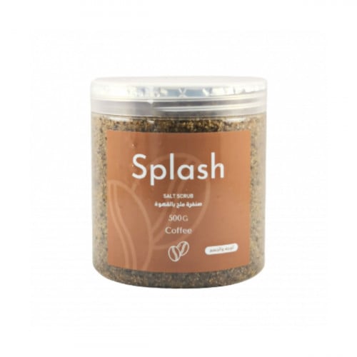 Splash Coffee Salt Scrub Exfoliating Body Treatment 500g