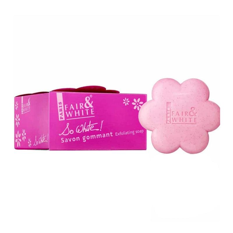Fair and White Savon Gomant Exfoliating Soap, 200g