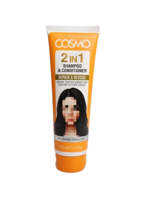 Cosmo 2-in-1 Shampoo and Conditioner for Damaged Hair - 275ml