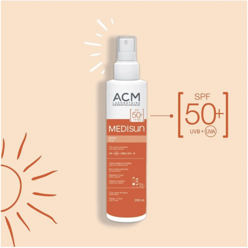 Acm Medisun Kids Sunscreen Spray SPF 50+ UVA UVB, 200ml