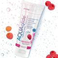 Flavored Lubricant Raspberry Water-Based Intimate Care AQUAglide 100ml