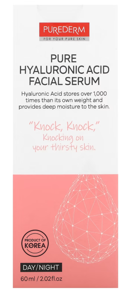 Buy Facial Serum Hyaluronic Acid Hydrating Plumping Purederm 60ml